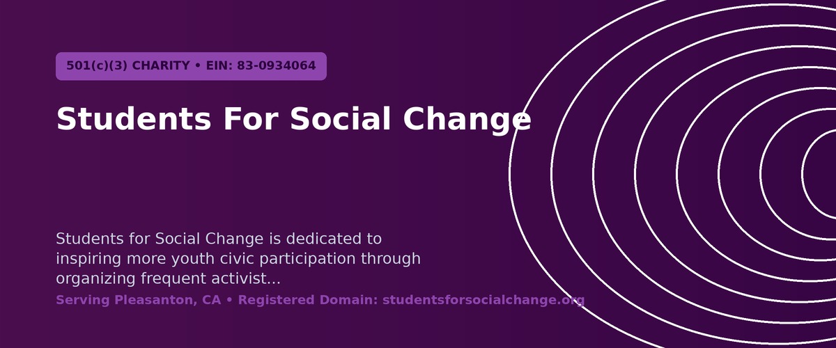 Students For Social Change Identity Banner